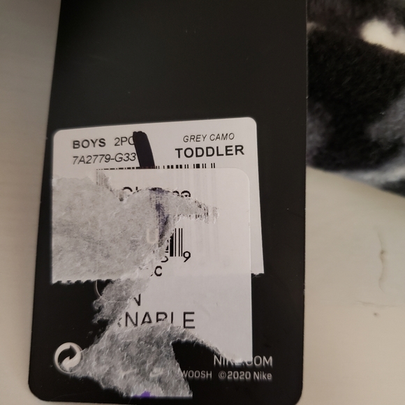 Nike 2 pieces set Toddler gray camo - Picture 3 of 7